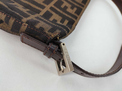 FENDI Zucca Handbag Zucca Mamma Hardware Handbag