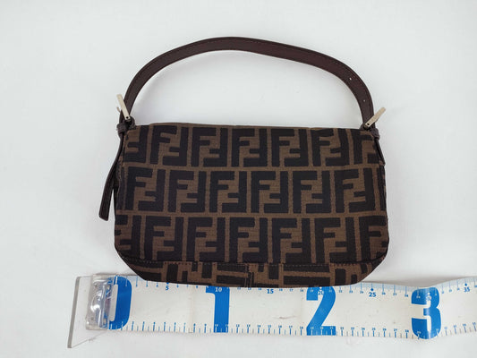 FENDI Zucca Handbag Zucca Mamma Hardware Handbag