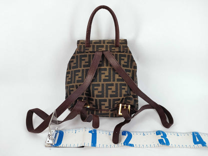 FENDI Zucca Pattern Fendi Backpack Zucca Pattern Rucksack