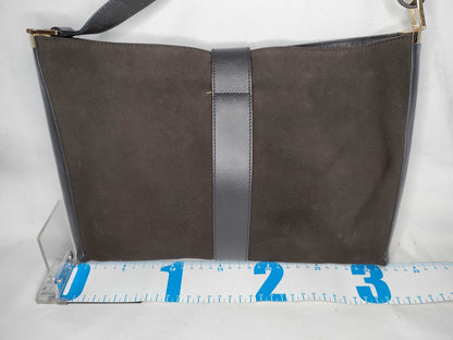 GUCCI Gucci Suede x Leather Shoulder Bag Storage Bag Shoulder Bag