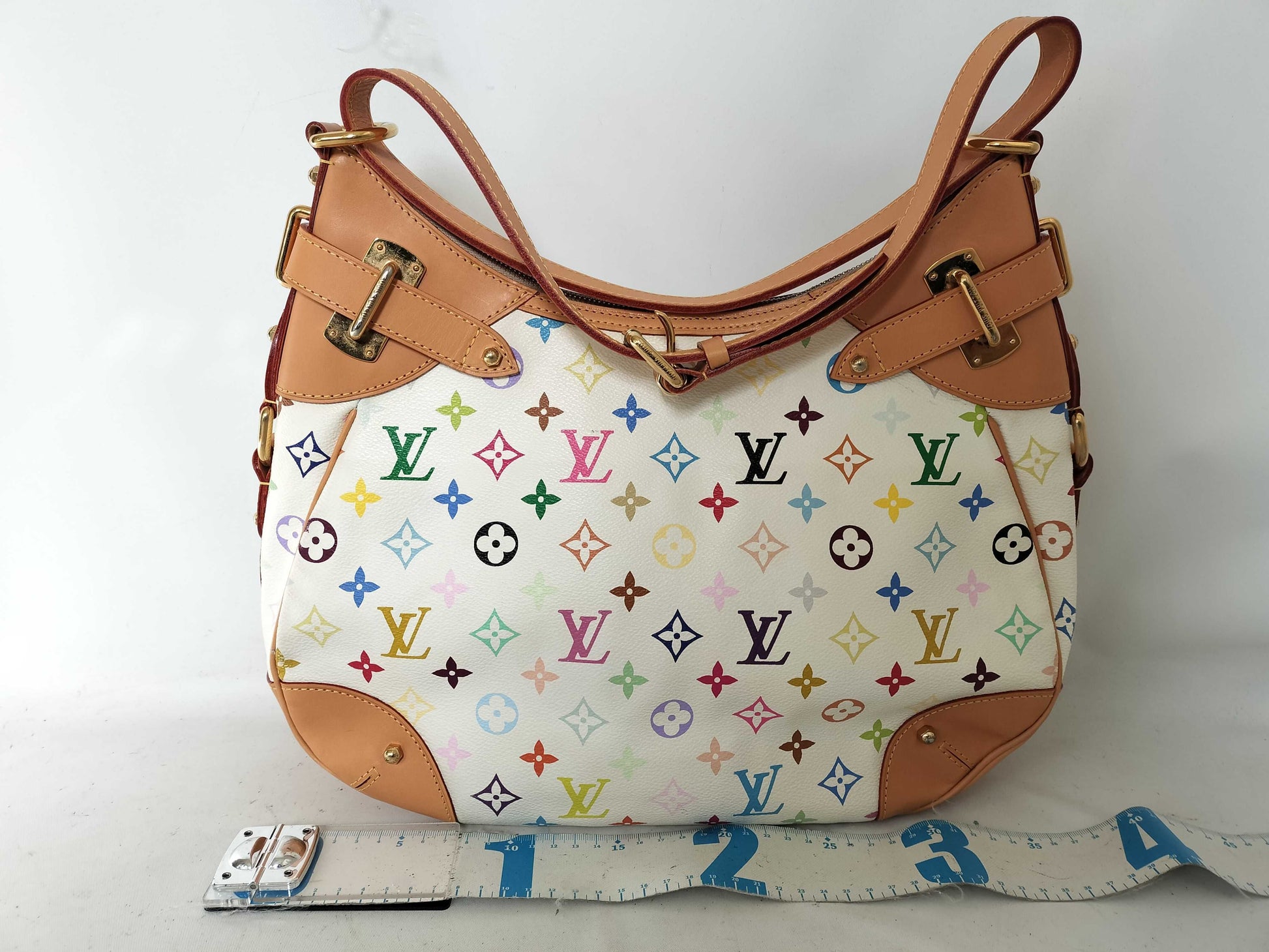 LOUIS VUITTON Monogram Multicolor Louis Vuitton Multicolor Greta M40195 Bag Shoulder Bag