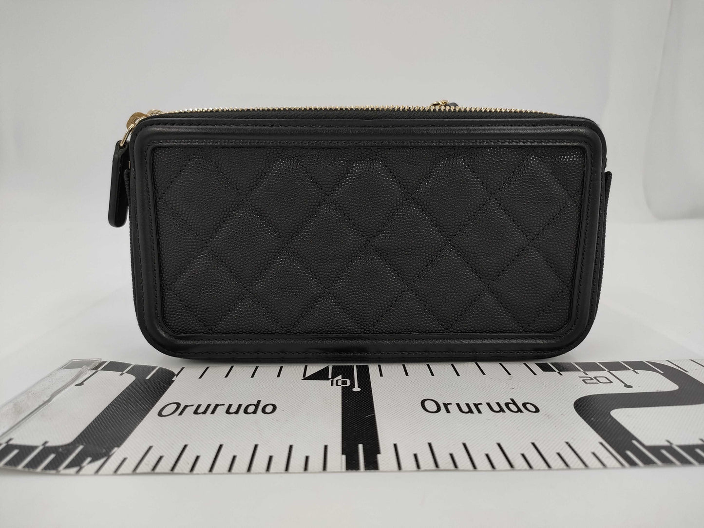 CHANEL Caviar Skin CC Filigree Bag Shoulder Bag