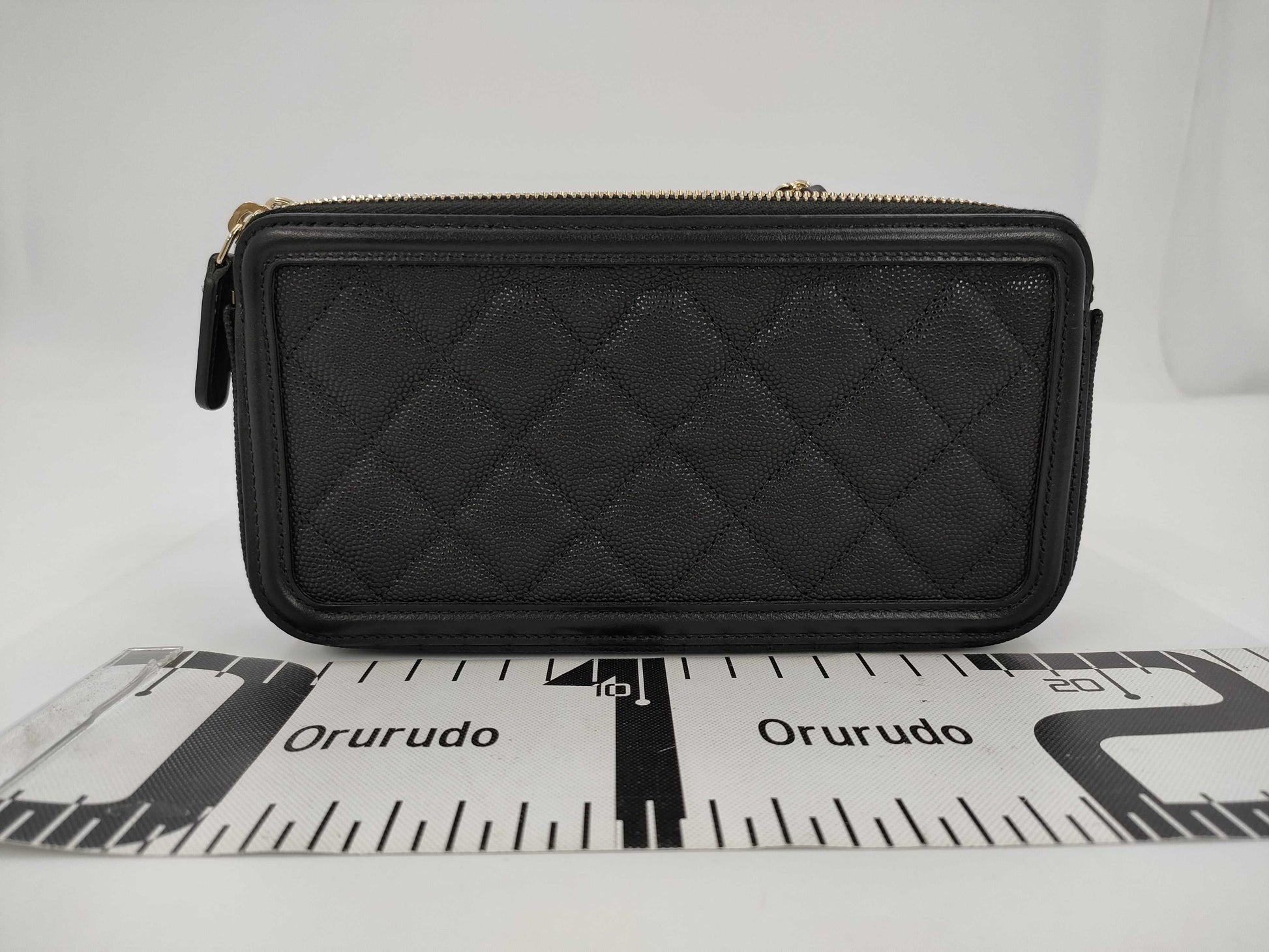 CHANEL Caviar Skin CC Filigree Bag Shoulder Bag