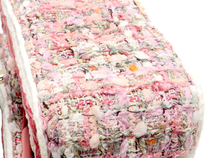 CHANEL CHANEL Tweed Single Chain Single Flap Chain Shoulder Bag Pink 28th Shoulder Bag