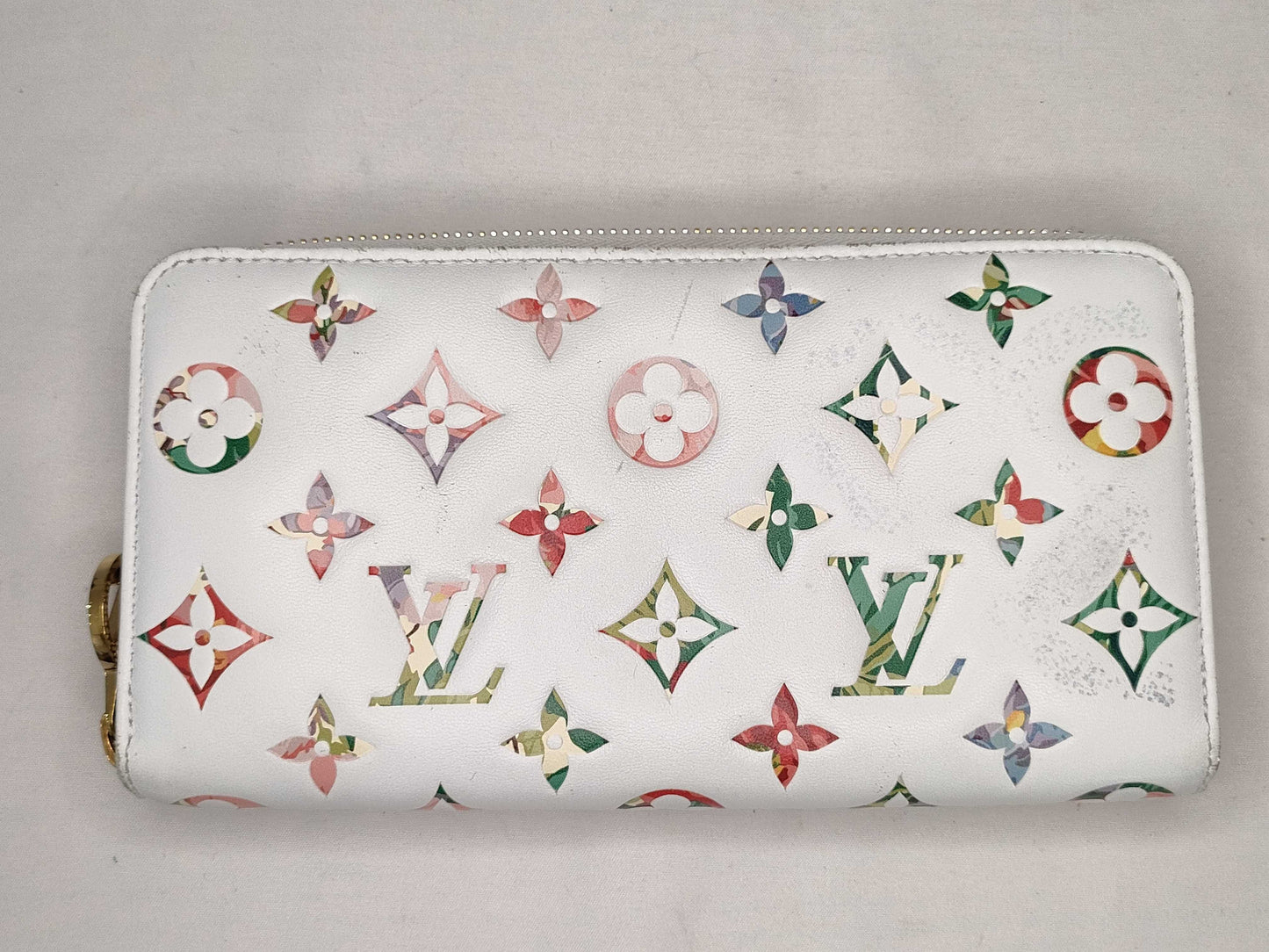 LOUIS VUITTON Vuitton Zippy Wallet Floral LV Garden M81694 RFID Wallet