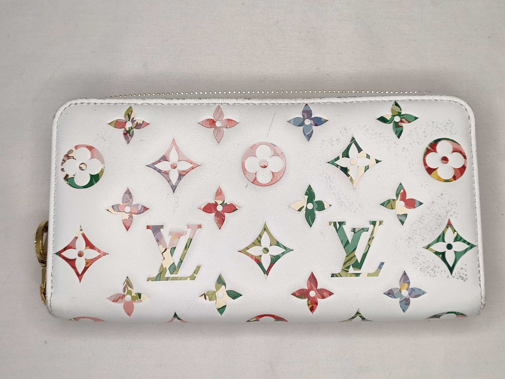 LOUIS VUITTON Vuitton Zippy Wallet Floral LV Garden M81694 RFID Wallet