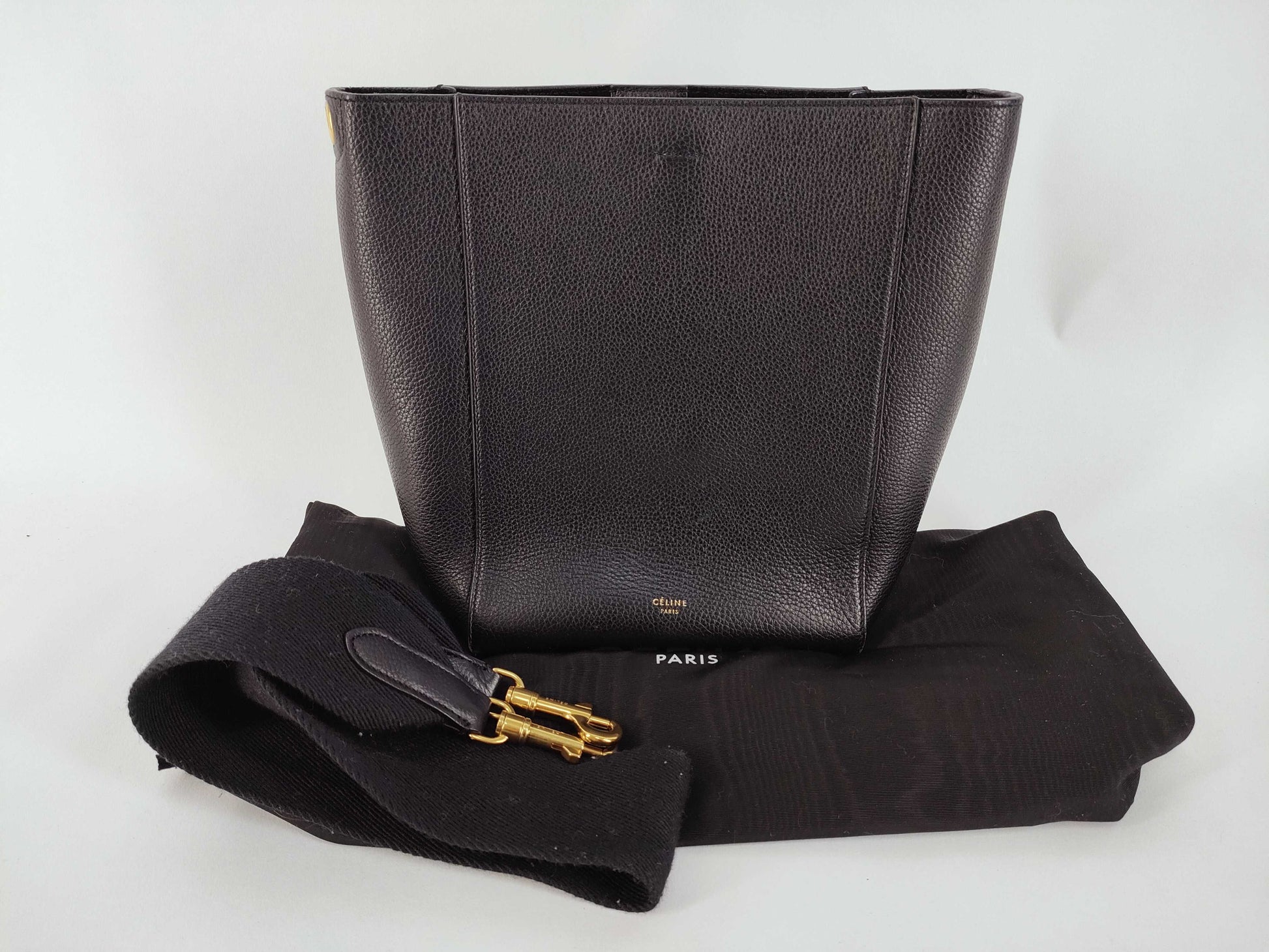 CELINE CELINE サングルブラック ショルダーバッグ ショルダーバッグ