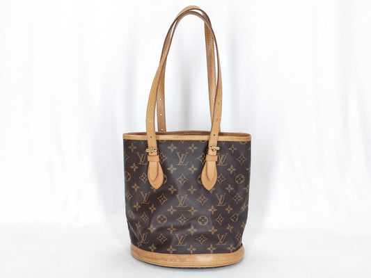 LOUIS VUITTON Monogram Vuitton Bucket PM M42238 Monogram Tote Bag Tote Bag