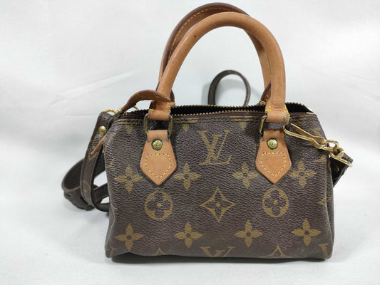 LOUIS VUITTON Monogram Vuitton Mini Speedy M41534 Monogram Shoulder Bag Handbag Shoulder Bag