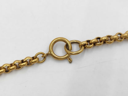 CHANEL Chanel Necklace Heart Cocomark Gold 95P Necklace