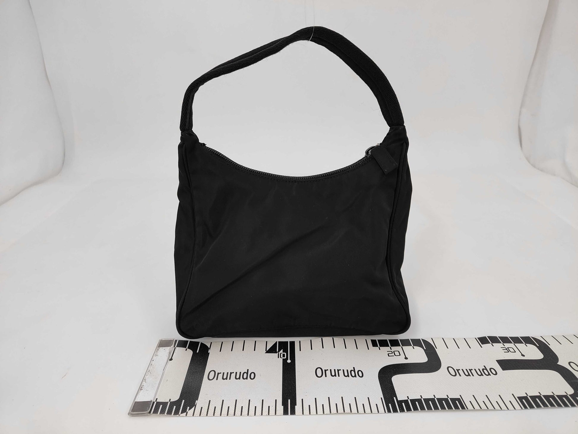 PRADA Nylon One Shoulder Bag Tote Bag Black Handbag