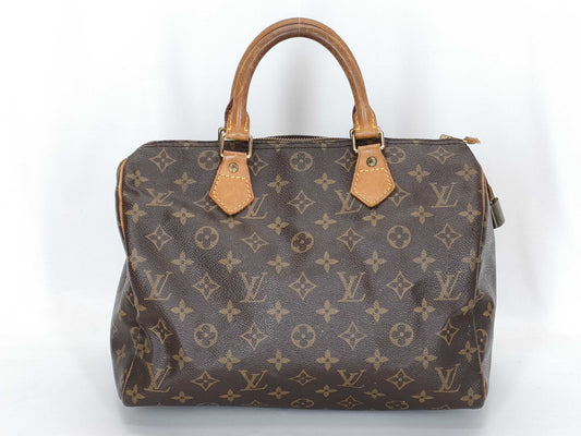 LOUIS VUITTON Monogram Vuitton Speedy 30 M41108 Monogram Handbag Handbag Handbag