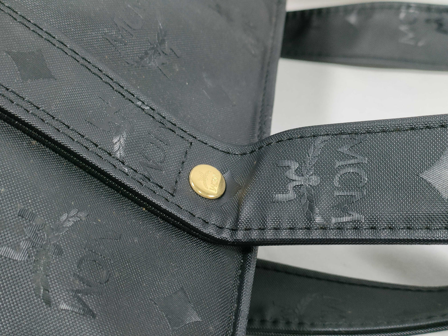 MCM MCM Visetos Tote Bag Black Tote Bag