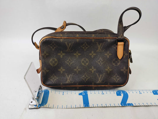 LOUIS VUITTON Monogram Vuitton Pochette Marly Bantriere M51828 Monogram Shoulder Bag Shoulder Bag