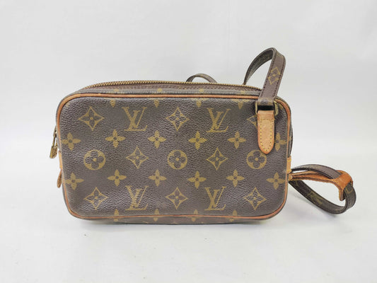 LOUIS VUITTON Monogram Vuitton Pochette Marly Bantriere M51828 Monogram Shoulder Bag Shoulder Bag