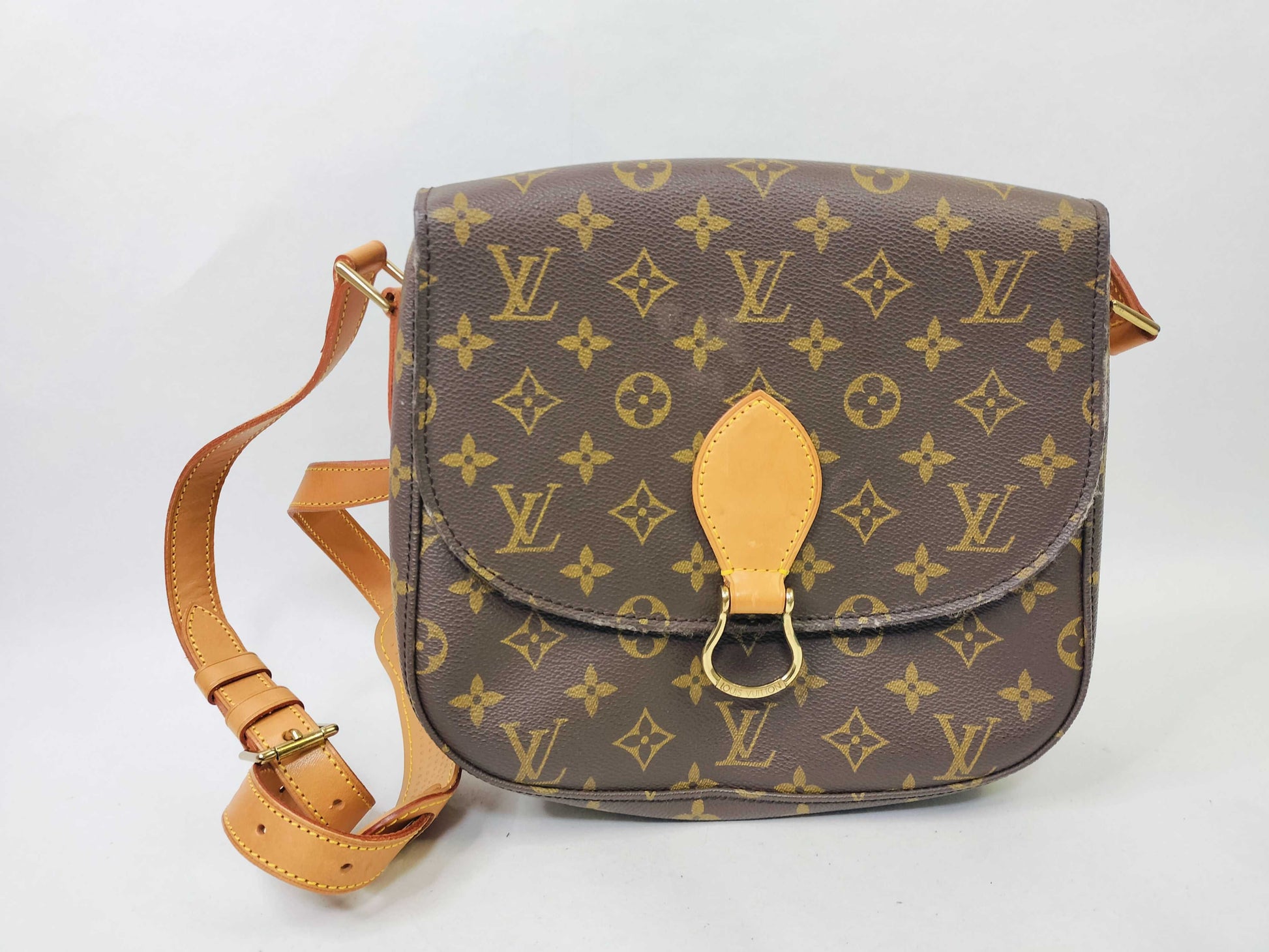 LOUIS VUITTON Monogram Vuitton Saint-Cloud GM M51242 Monogram Shoulder Bag Shoulder Bag