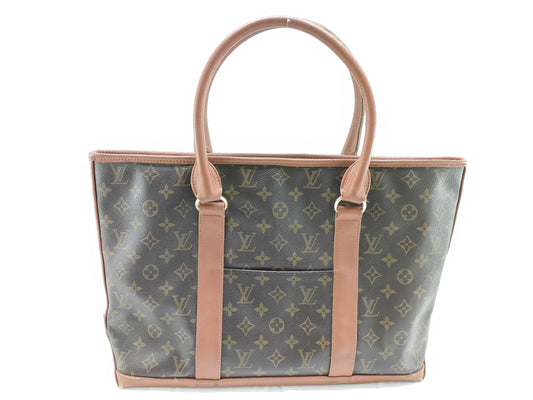 LOUIS VUITTON Monogram Vuitton Monogram Sack Weekend GM M42420 Tote Bag Tote Bag