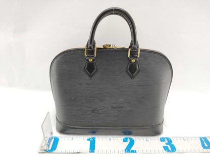 LOUIS VUITTON Epi Vuitton Epi Alma M52142 Black Handbag Handbag