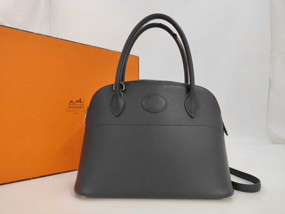 HERMES Bolide 27 Z Engraved Epson Hand Handbag