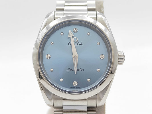 OMEGA 220.10.28.60.53.001 92740011 Quartz Blue Dial Women's Watch