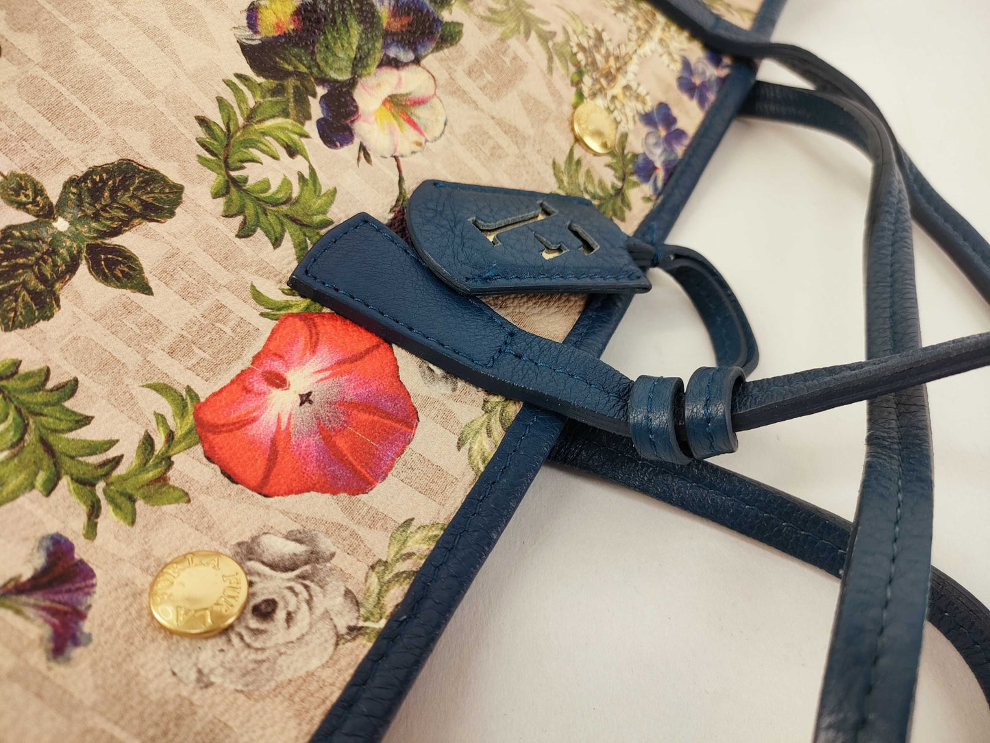 FURLA Tote Bag Floral Tote Bag