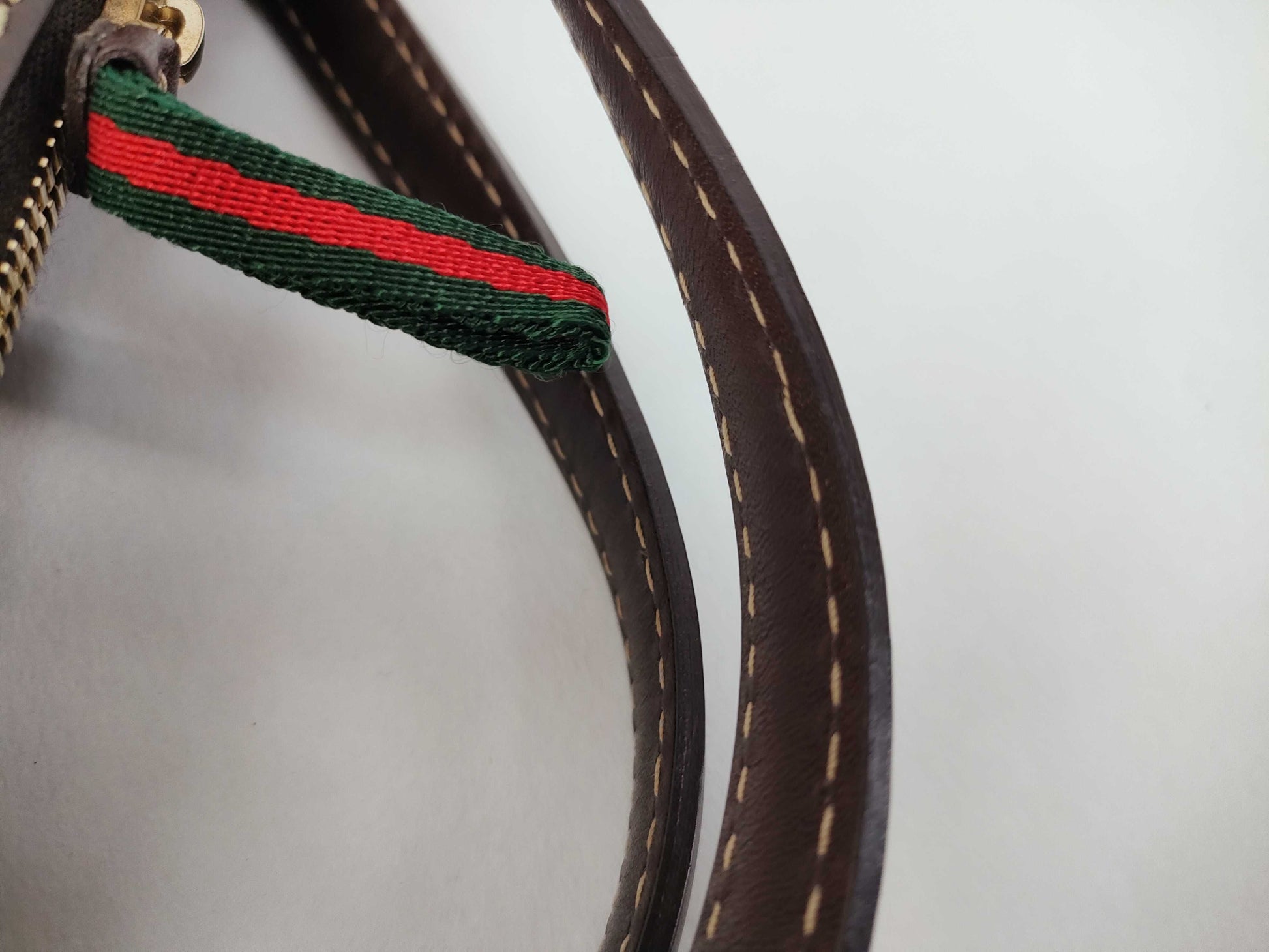 GUCCI GG Canvas Gucci GG Canvas Canvas x Leather 2-Way Bag Beige 269894 Handbag