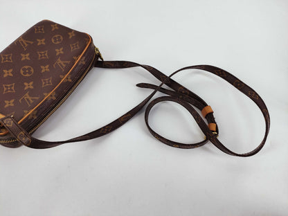 LOUIS VUITTON Monogram Vuitton Monogram Pochette Marley Bandriere M51828 Serial Blur Shoulder Bag