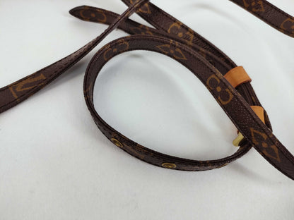 LOUIS VUITTON Monogram Vuitton Monogram Pochette Marley Bandriere M51828 Serial Blur Shoulder Bag