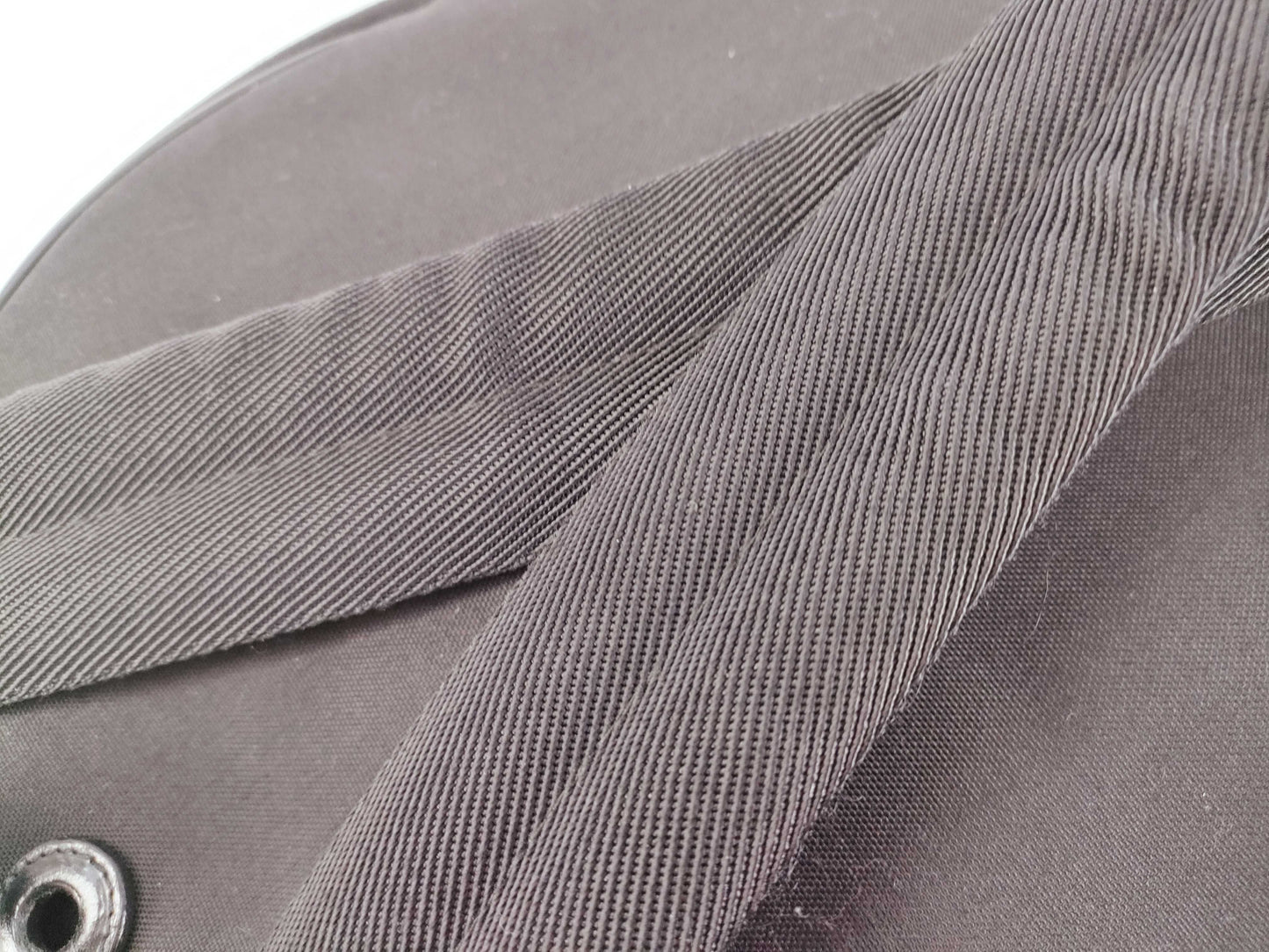 SAINT LAURENT Paris Mini Canvas x Leather Backpack/Backpack Black Rucksack