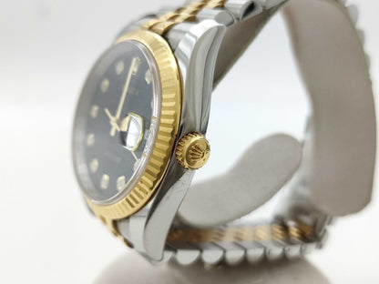 ROLEX 116233G 400318Q5 Black Holicon Jubilee Men's Watch