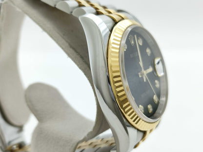 ROLEX 116233G 400318Q5 Black Holicon Jubilee Men's Watch