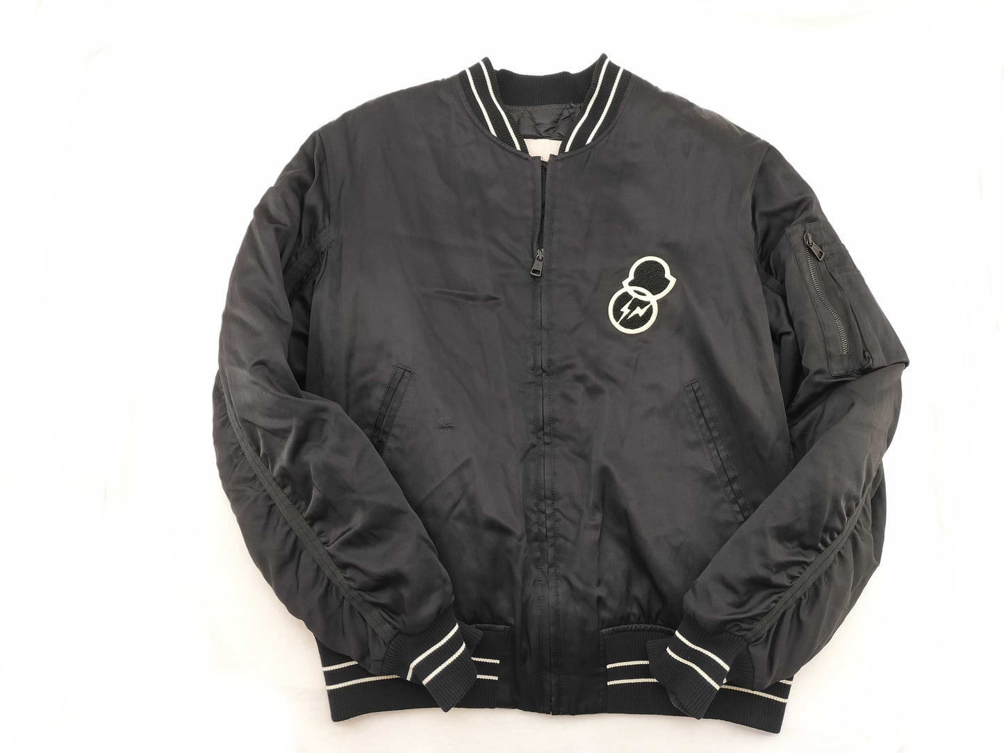 MONCLER MONCLER × FRAGMENT collaboration stadium jacket top
