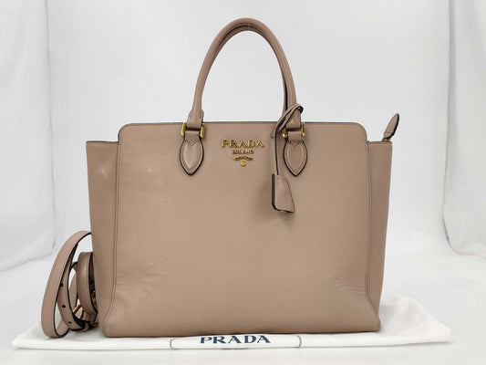 PRADA Safiano Leather 2-way Shoulder Bag