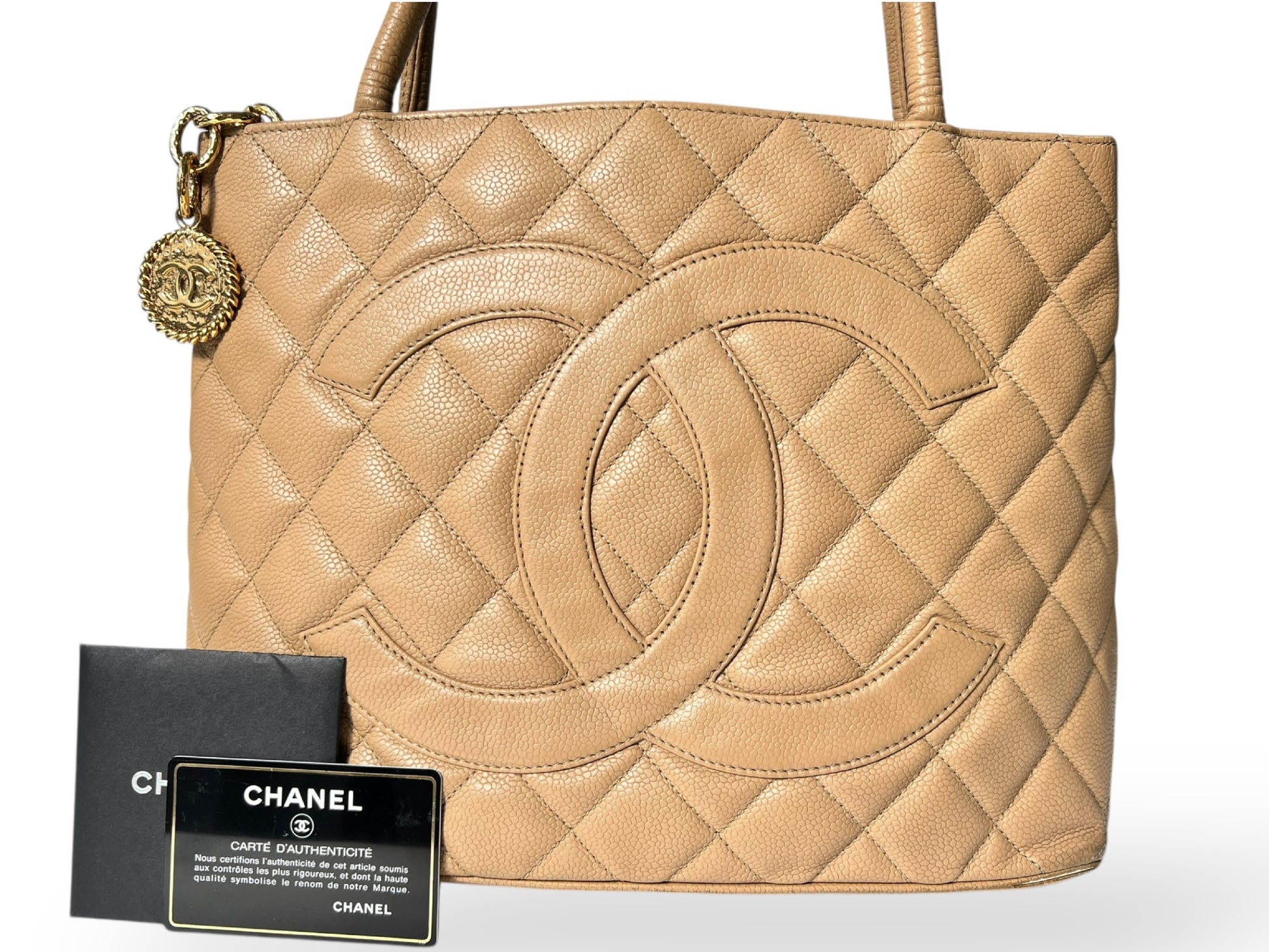CHANEL Reissue Tote Bag Caviar Skin Matelasse Tote Bag Coco Mark Tote Bag