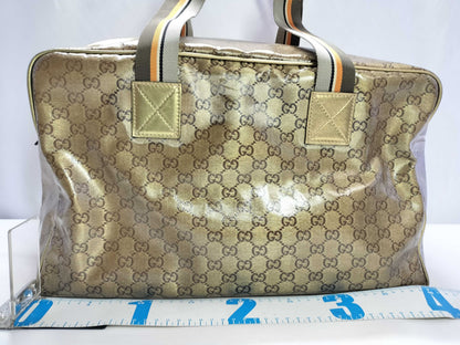 GUCCI GG Crystal Gucci Bag Boston Bag