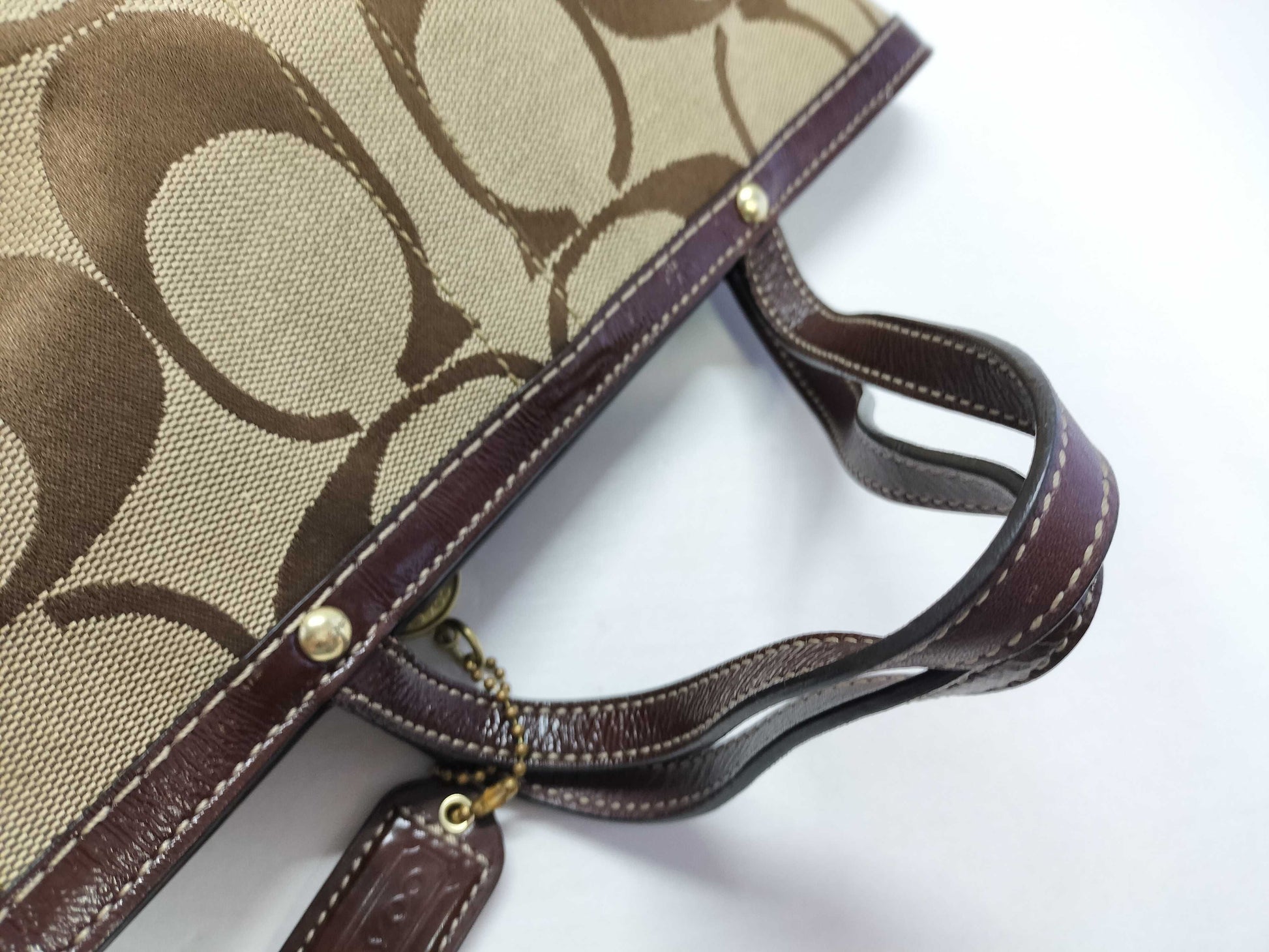 COACH Signature Coach Bag Handbag