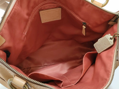 COACH Leather Bag 4-Piece Set Bag