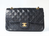 CHANEL Matelasse Double Flap Chain Shoulder Bag with Gold Hardware