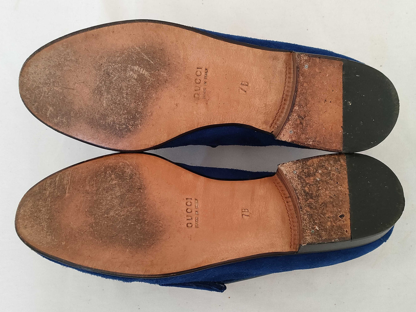 GUCCI Gucci Horsebit Loafers Suede 7B Loafers