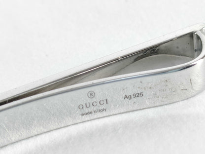 GUCCI Gucci Logo Tie Pin Silver 925 Tie Pin Cuffs