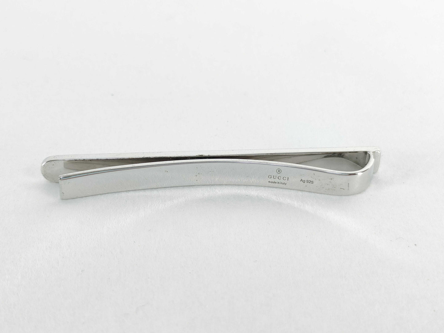 GUCCI Gucci Logo Tie Pin Silver 925 Tie Pin Cuffs