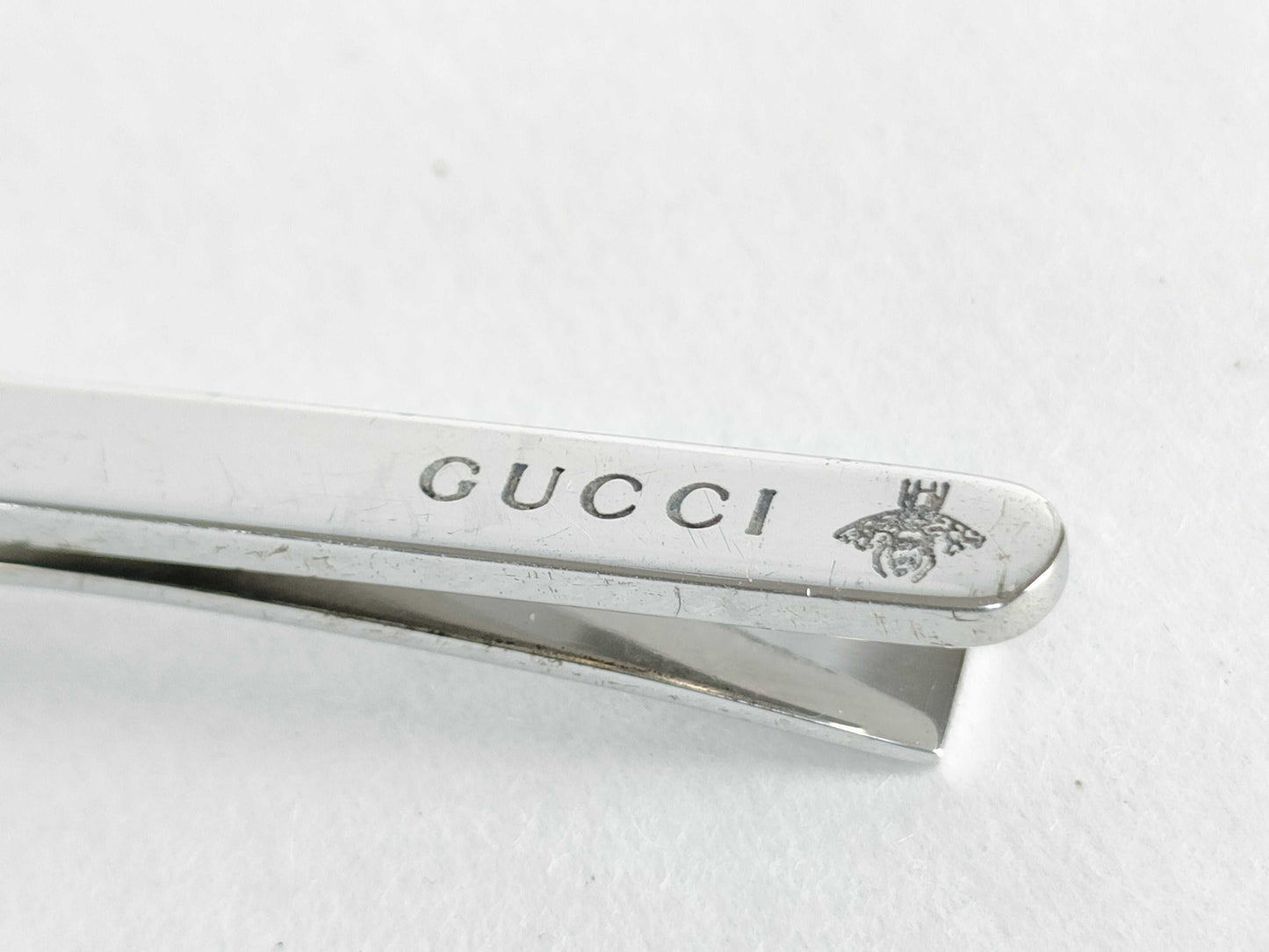 GUCCI Gucci Logo Tie Pin Silver 925 Tie Pin Cuffs