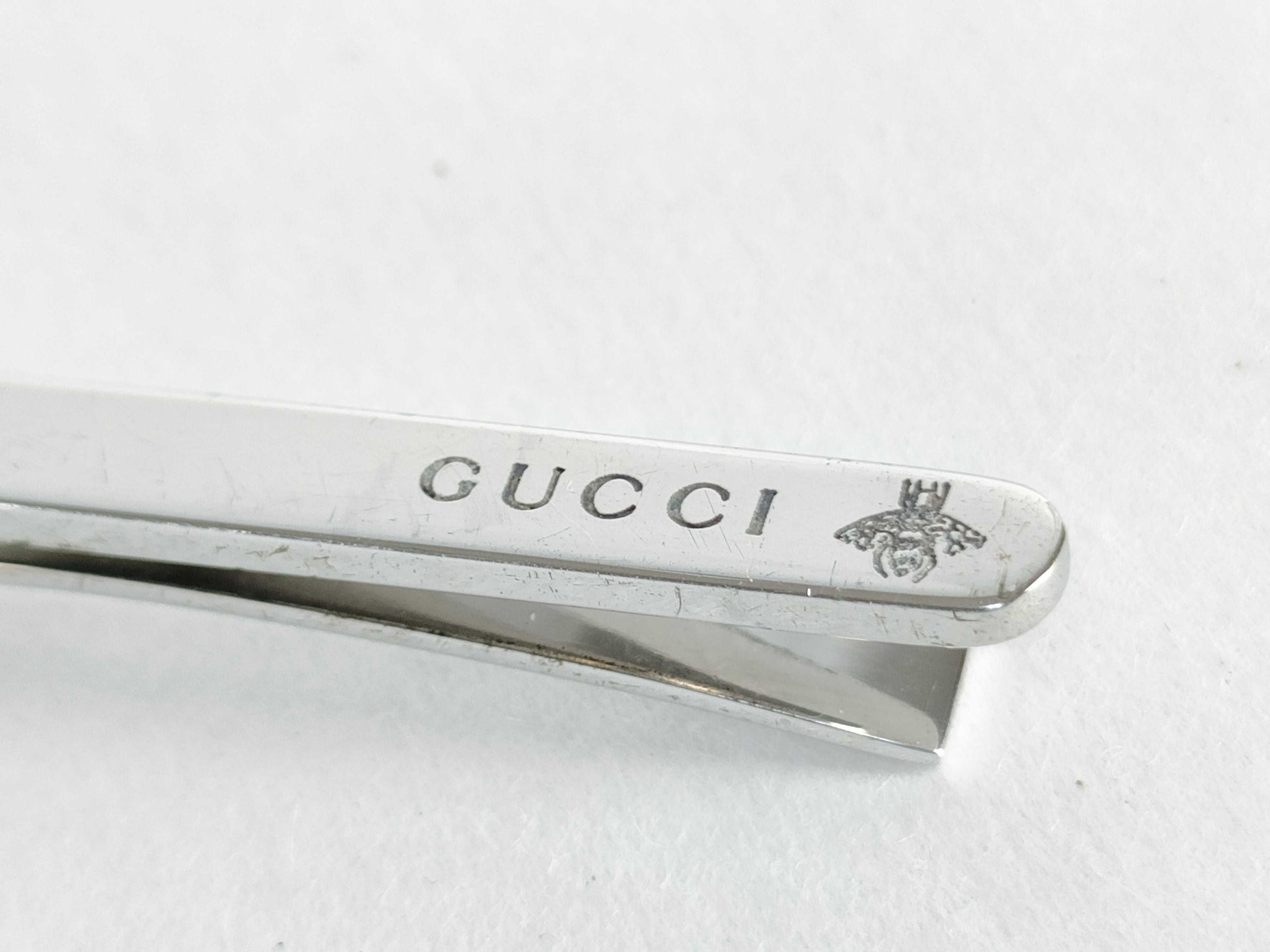 GUCCI Gucci Logo Tie Pin Silver 925 Tie Pin Cuffs