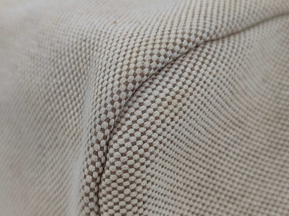 HERMES Ale Bag Ad PM Toile Ash/Leather Ivory/Brown □G Engraved Rucksack with Spare Bag