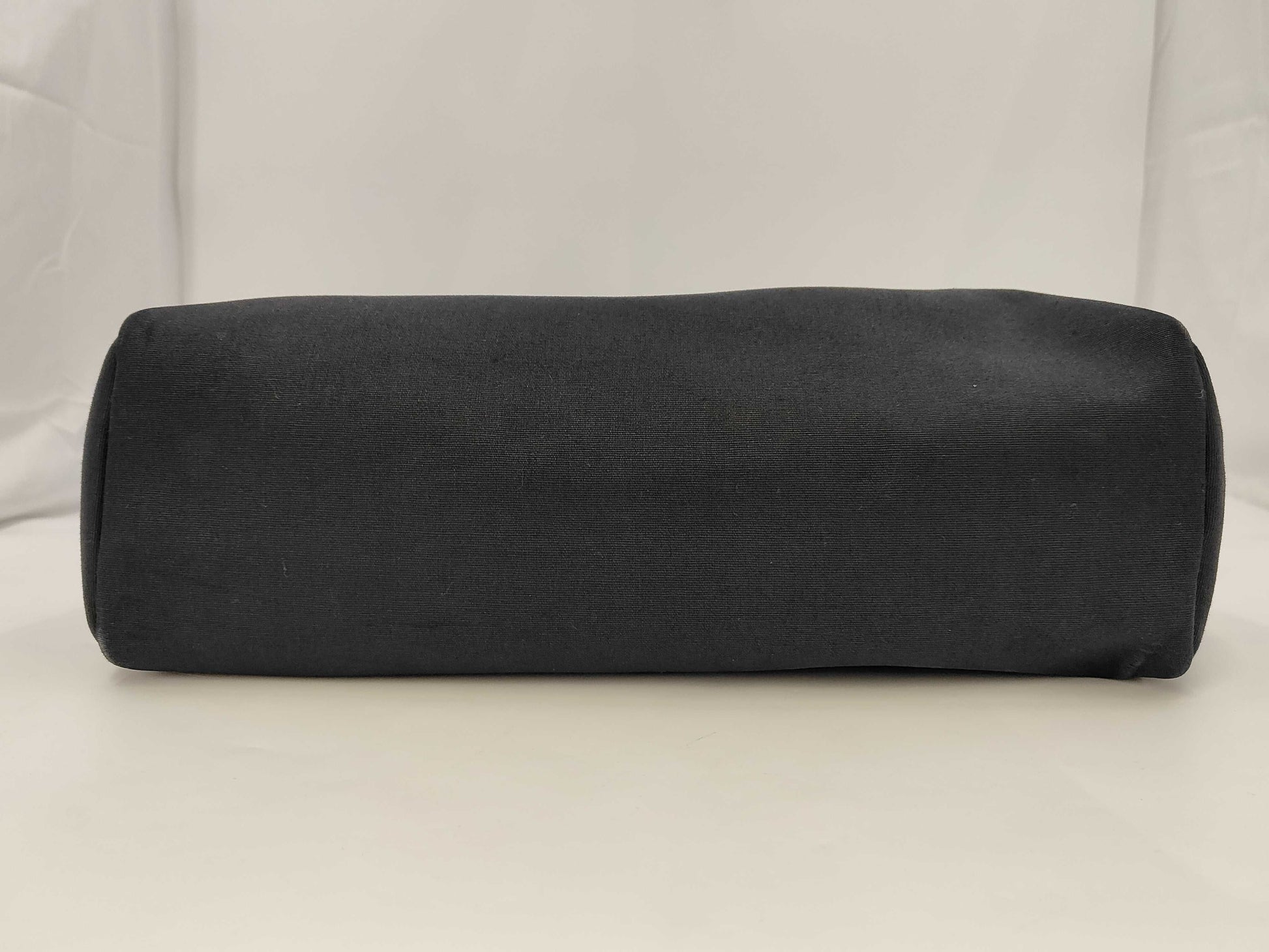 HERMES Ale Bag MM Toile Officier/Leather Black □D Engraved Shoulder Bag with Replacement Bag