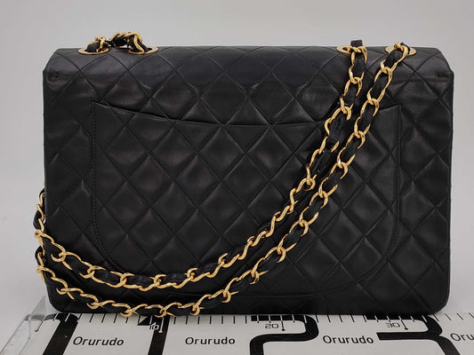 CHANEL Deca Matlasse Lambskin Chain Shoulder Bag BK 2nd Generation Shoulder Bag