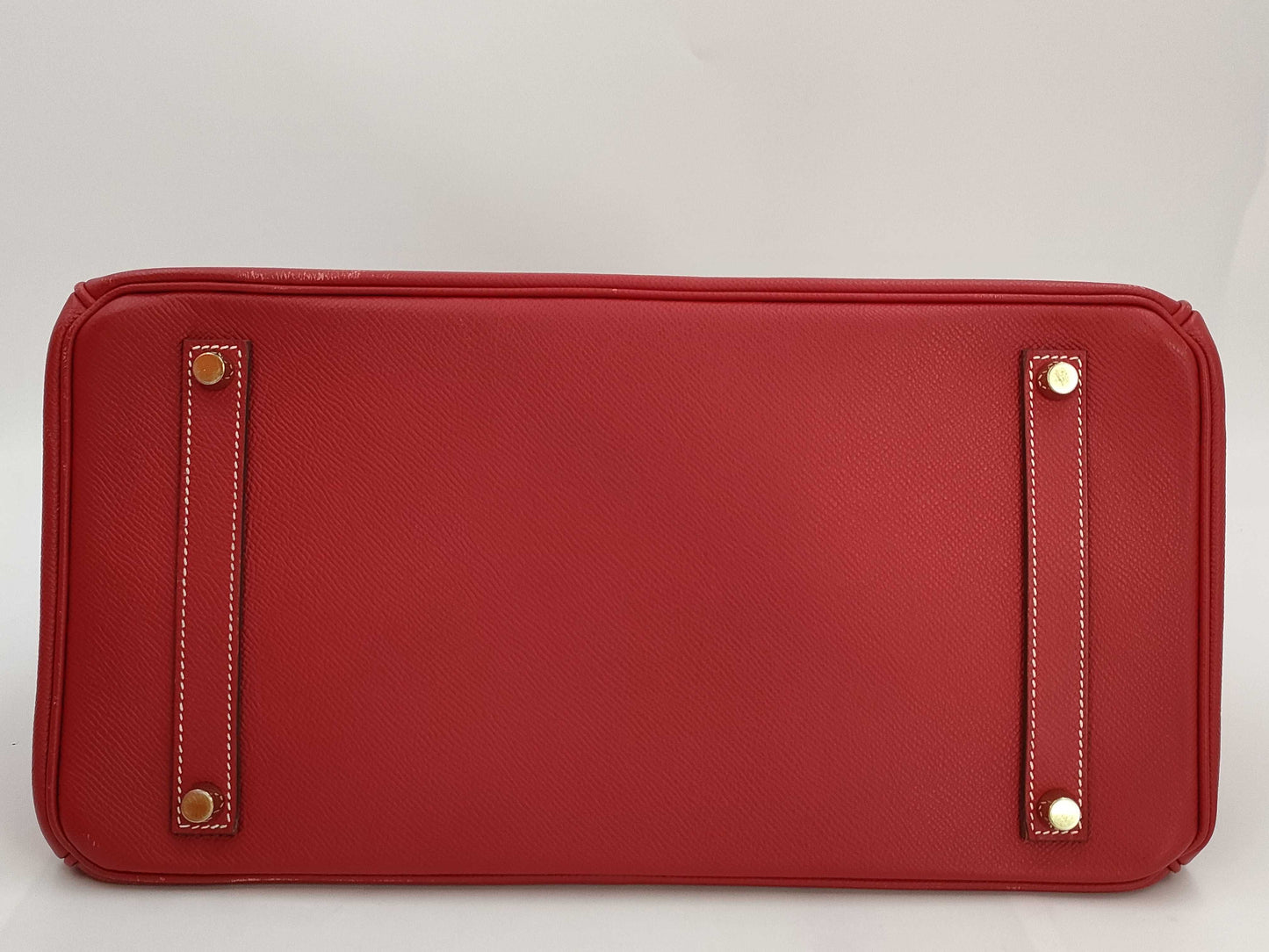 HERMES Birkin Candy 35 □ O Hour Rouge Cassack Handbag Red Handbag