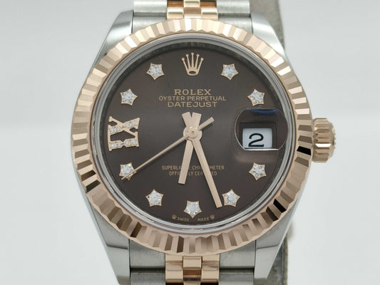ROLEX 279171G 613876G3 Chocolate Dial Jubilee Breath Women's Watch