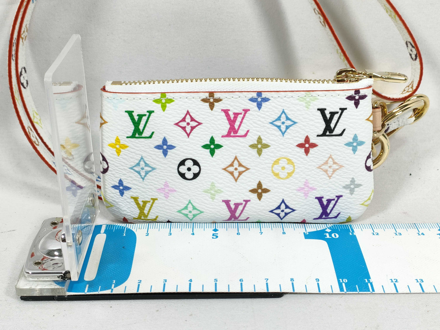LOUIS VUITTON Monogram Multicolor LOUIS VUITTON LVxTM Etui Telephone Gadget Compartment M14099 Multicolor Monogram Multicolor Monogram Canvas DW5214 Coin Case