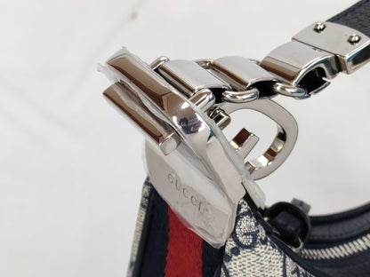 GUCCI GG Supreme GUCCI Attache Shoulder Bag 699409 Black GG Supreme Canvas Shoulder Bag